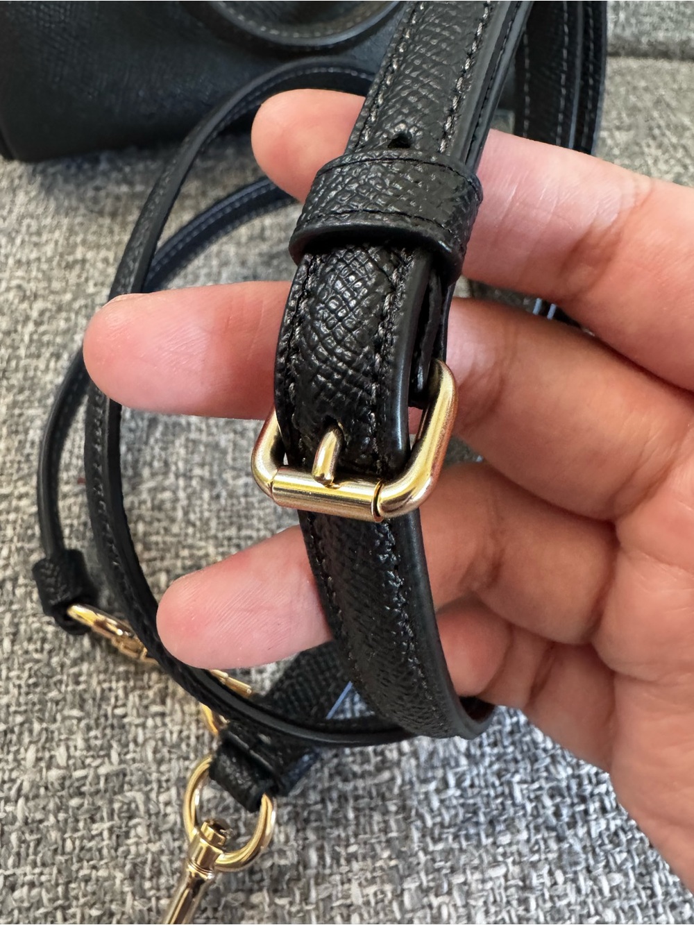 Coach Black Mini Leather Satchel with Gold Hardware - Picture 12 of 12